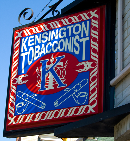 Kensington Tobacconist Sign